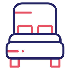 Double Bed Icon