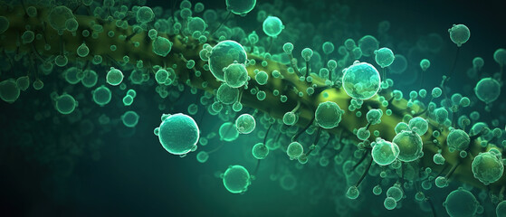 Bacterium, Backgrounds, 3d rendered, decorative, abstraction-création, shaped canvas, detailed scientific subjects, abstract wallpaper
