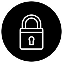 Padlock Vector Icon Design Illustration