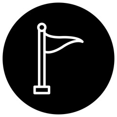 Flag Vector Icon Design Illustration