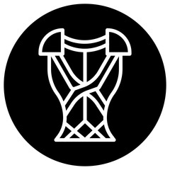 Armor Vector Icon Design Illustration