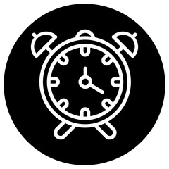 Alarm Vector Icon Design Illustration