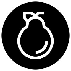 Pear Vector Icon Design Illustration