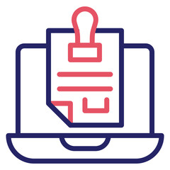 Obraz premium Online Survey Icon