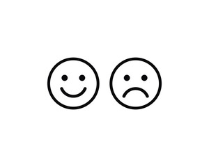 smile emotion icon vector symbol