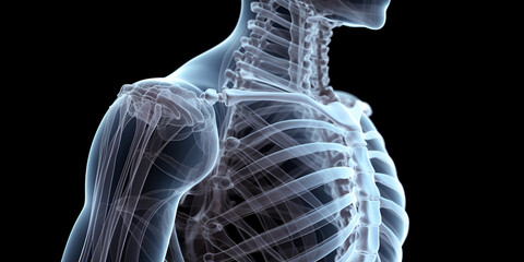 x ray of a human spine