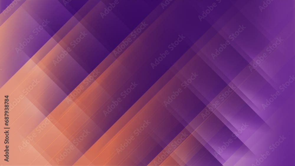 Poster Geometric moving seamless loop animation with different shapes and colors of purple shade. Interesting and dynamic drawing. Abstract art style. 3d rendering. 4K, Ultra HD resolution
