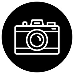 Camera Vector Icon Design Illustration