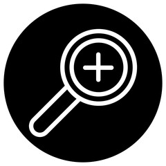 Fototapeta premium Zoom in Vector Icon Design Illustration
