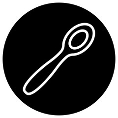 Spoon Vector Icon Design Illustration