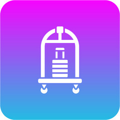 Luggage Cart Icon
