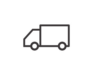 Truck cargo  icon vector symbol design illustration 