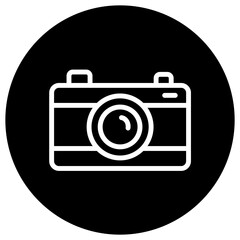 Camera Vector Icon Design Illustration