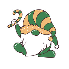 Christmas Gnome Illustration