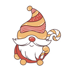 Christmas Gnome Illustration