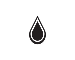Water drop icon vector symbol design 