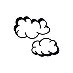 Cloud icon vector stock illustration