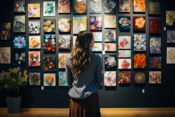 Insightful Art Curator Organizing Gallery Exhibitions