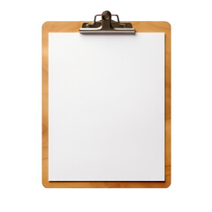 Clipboard Isolated on Transparent or White Background, PNG