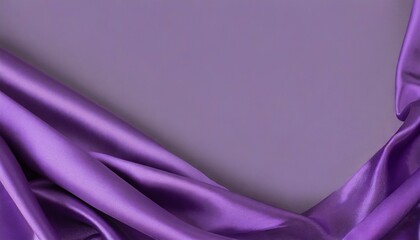 beautiful elegant wavy violet purple satin silk luxury cloth fabric texture with monochrome...
