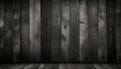 black grunge wood panels planks background old wall wooden vintage floor