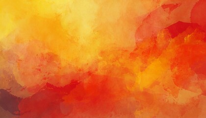 red orange and yelllow background with watercolor and grunge texture design colorful textured paper...