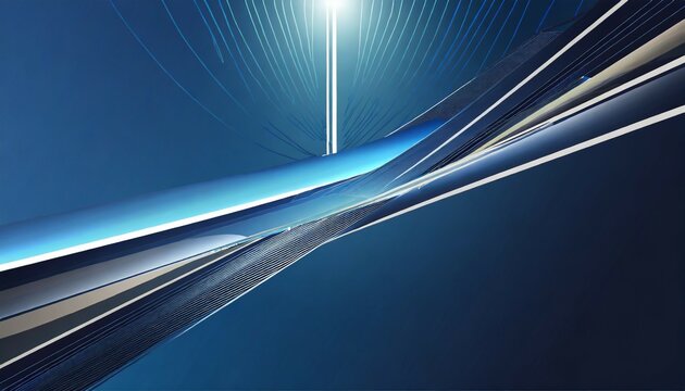 vector abstract science futuristic energy technology concept digital image of light rays stripes lines with blue light background