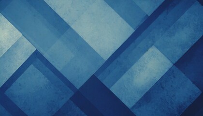 blue background with abstract pattern faded retro texture with diamond blocks or diagonal rectangle shapes in faint elegant vintage design with old texture - obrazy, fototapety, plakaty
