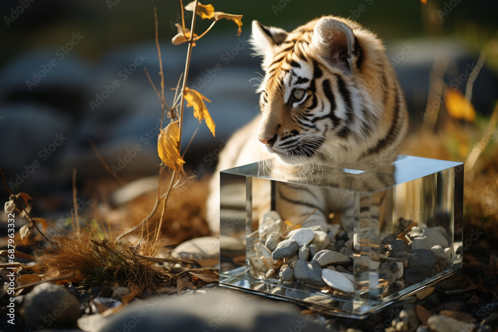 Aufkleber cubic animals bring a touch of magic to the digital learning experience, turning lessons into captiv