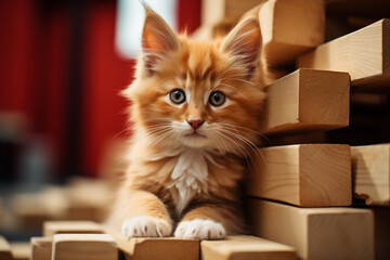 Cubic animals in the digital realm serve as virtual study buddies, making learning a collaborative and enjoyable endeavor.