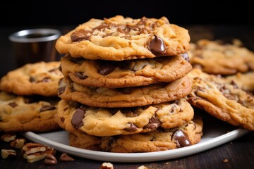Double tree chocolate chip cookies