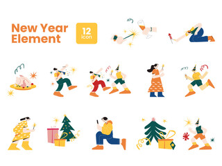 Fototapeta premium New Year
