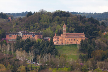 Aerial view of San Michele in Bosco in Bologna © BreizhAtao