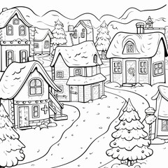 Naklejka premium Christmas
