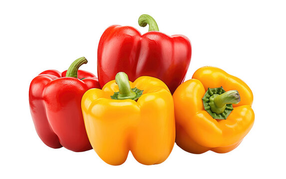 Bell Pepper Palette On Isolated Background