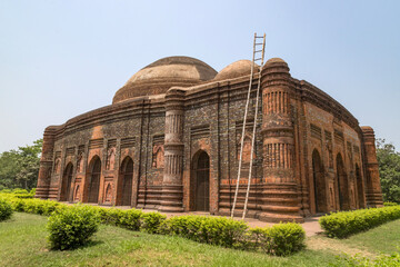 Lottan masjid are the ruins of a small mosque that was the capital of the muslim nawabs of bengal in the 13th to 16th centuries in gaur, west bengal, India.