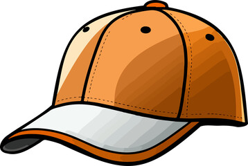 Baseball hat clipart design illustration