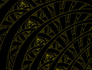 Imaginatory fractal abstract background Image