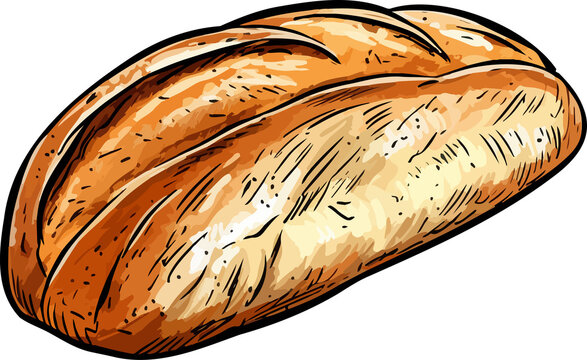 recommend clip art: Bread clipart design illustration