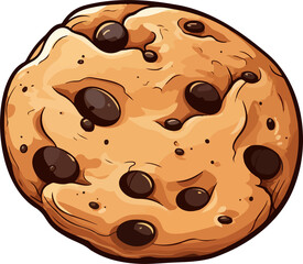 Cookie clipart design illustration