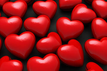 Beautiful Holiday background for Valentine's Day, New Year. Decorative heart background. Abstract template for design flyer