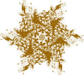 Christmas snowflake of skin color-6