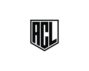 ACL logo design vector template