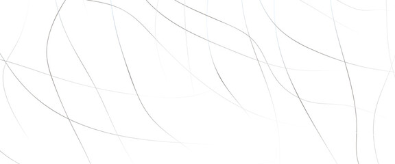 Vector abstract white Transparent background with random black lines, luxury and elegant texture elements modern gold line background, abstract black lines on white.