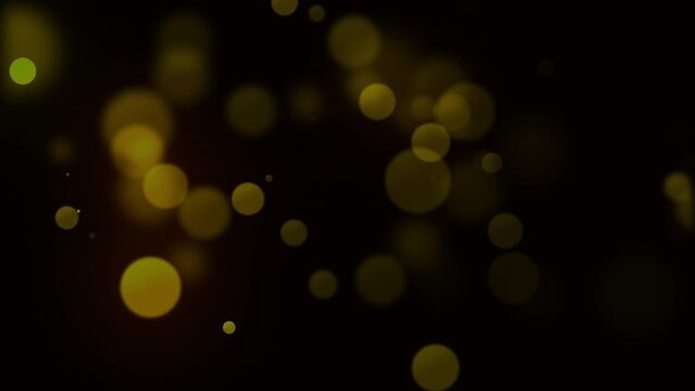 Bokeh shining colorful particles. Shimmering Glittering Particles loop animation with alpha channel