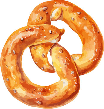 recommend clip art: Pretzel clipart design illustration
