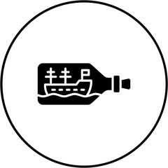 Ship In Bottle Icon