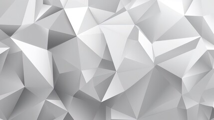 Abstract white and grey background. polygonal art pattern style Geometry texture futuristic