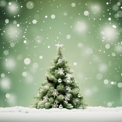 Obraz premium Christmas Banners with Blank Canvas for Your Unique 