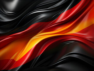 Germany national flag background, Germany flag weaving made by silk cloth fabric, Germany background, ai generated image